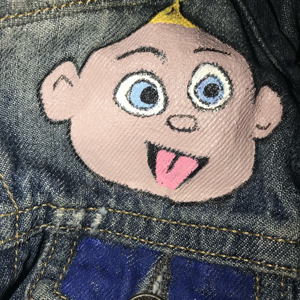 Hand painted jacket - Picture 6 of 6